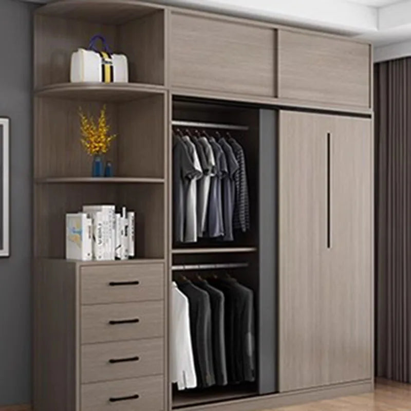 King Size Bedroom Wardrobe Organizer European Women Hotel Wardrobe Kids Display Drawer Armario Plegable Para Ropa Home Furniture