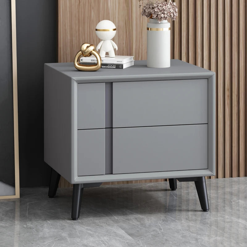 Modern Nordic Nightstands Storage Cabinet Mobile Luxury Unique Auxiliary Side Table Bedroom Criado Mudo Room Furniture 50MQNS