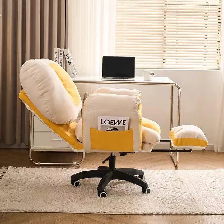 Lazy Sofa Chair Computer Chair Office Chair Long Sitting Comfortable Backrest  Home comfortable Study Anchor Chair Swivel Chair