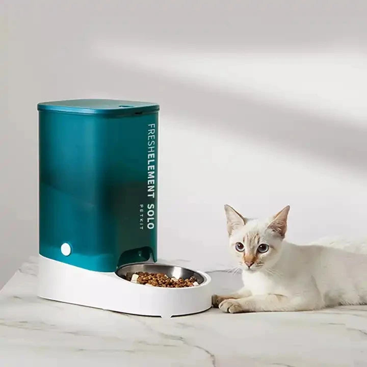 Petkit Cat Feeder Automatic Smart Pet Food Feeder Solo Timed Remote Feeding APP Control Dog Cat Bowl Food Dispenser Pet Supplies