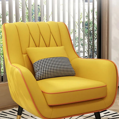 Armchair Luxury Recliner Chairs Sofa Living Yellow Individual Foldable Chair Creative Sedie Sala Pranzo Modern Furniture