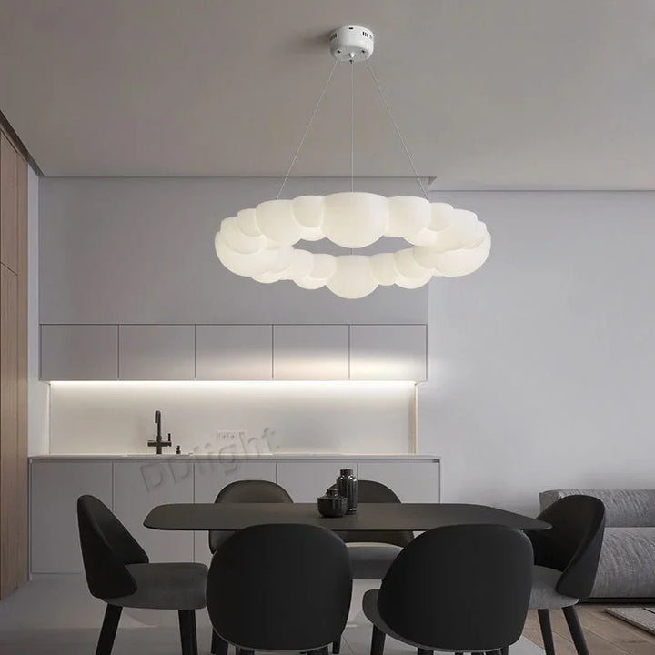 2022 New Style Led Pendant Lamp Designer Cloud Ceiling Chandeliers Lamp Living Dining Room Children's Room Bedroom Fixtures