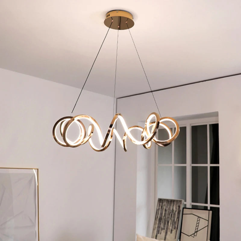 Modern rose gold Pendant lamp Chandeliers for dining room pendant lights hanging lamps for ceiling Pendant lamp indoor lighting