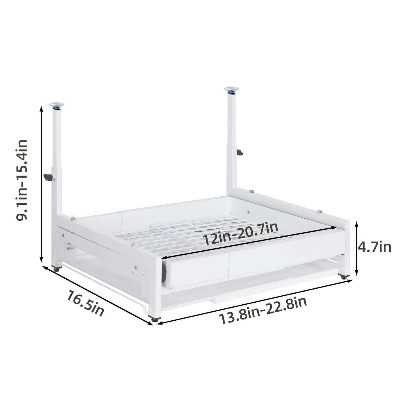 Heavy Duty Pull out Cabinet Organizer, Expandable under sink organizer