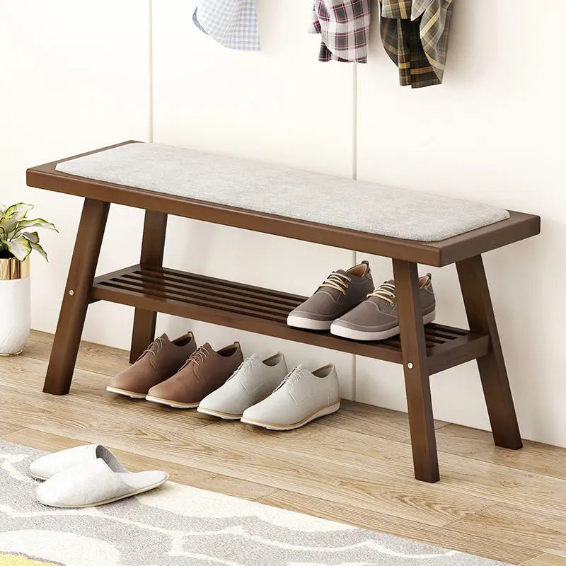 Living Room Sofa Shoe Changing Stool Bamboo HouseholdSofa Hallway Porch Shoe Cabinet Apartment Home Furniture Bench Storage Rack