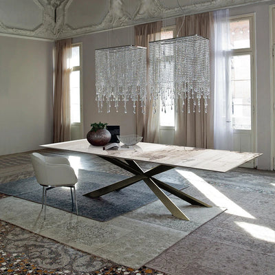 Light Luxury Rock Board Dining Coffe Table And Chair Combination Modern Simple Rectangular Mesa De Centro Salon Hotel Furniture