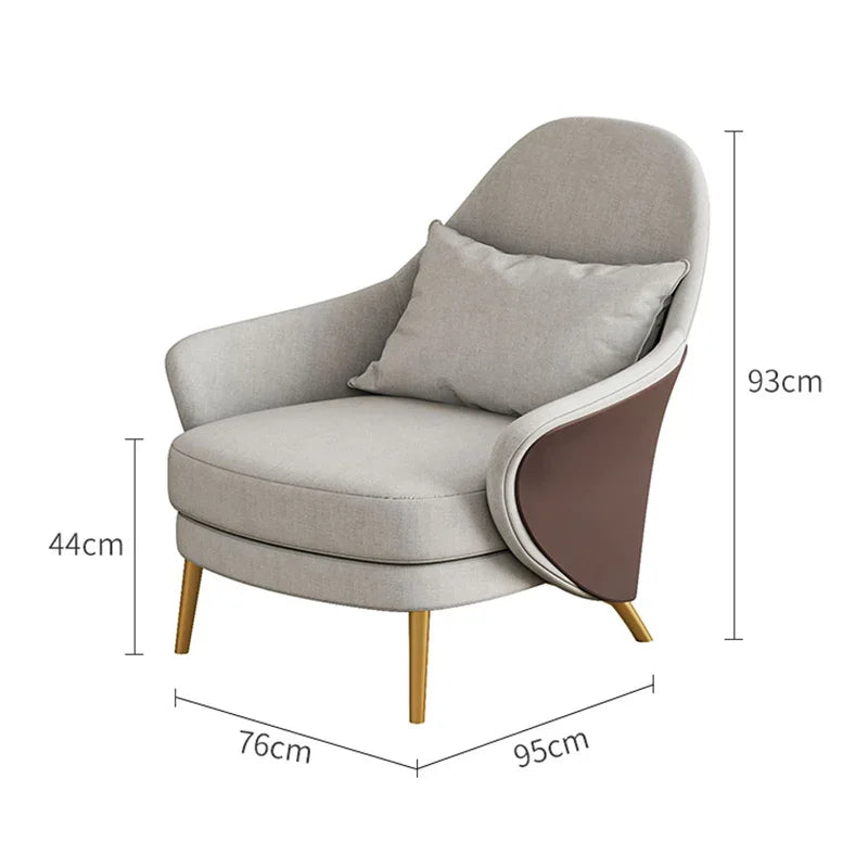 Luxury Modern Curved Sofa Chair Nordic Living Room Cheap Love Seat Sofa Corner Lounge Exterior Divani Soggiorno Home Furniture