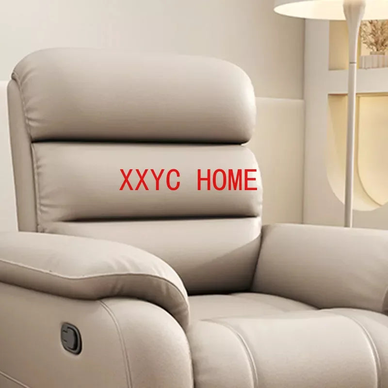 Luxury Leather Bed Sofa Massage Sectional Theater Office Recliner Sofa Seating  L Para Sala Recliner Sofa Set Furniture