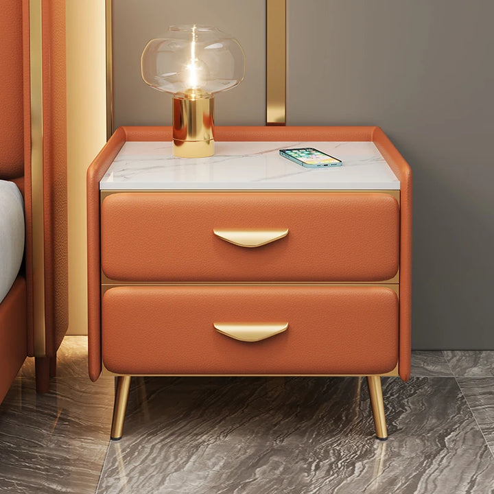 Luxury Nightstands Designer White Dresser Smart Bedroom Coffee TablesWood Mesita De Noche Dormitorio Century Modern Furniture