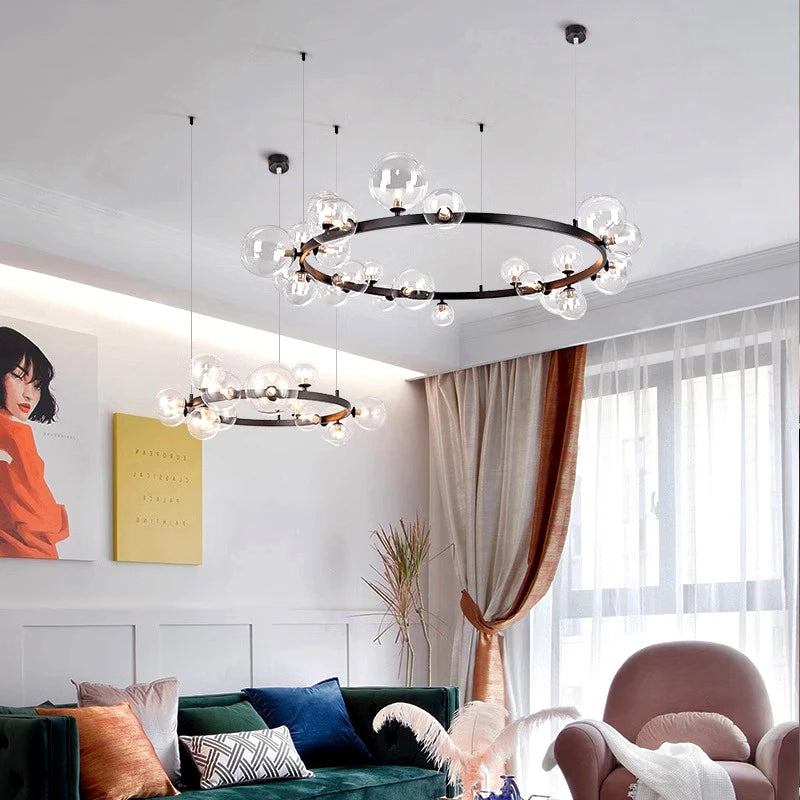 Modern dine dining room Pendant lights indoor lighting Ceiling lamp hanging light led Chandeliers for living room indoor lightin