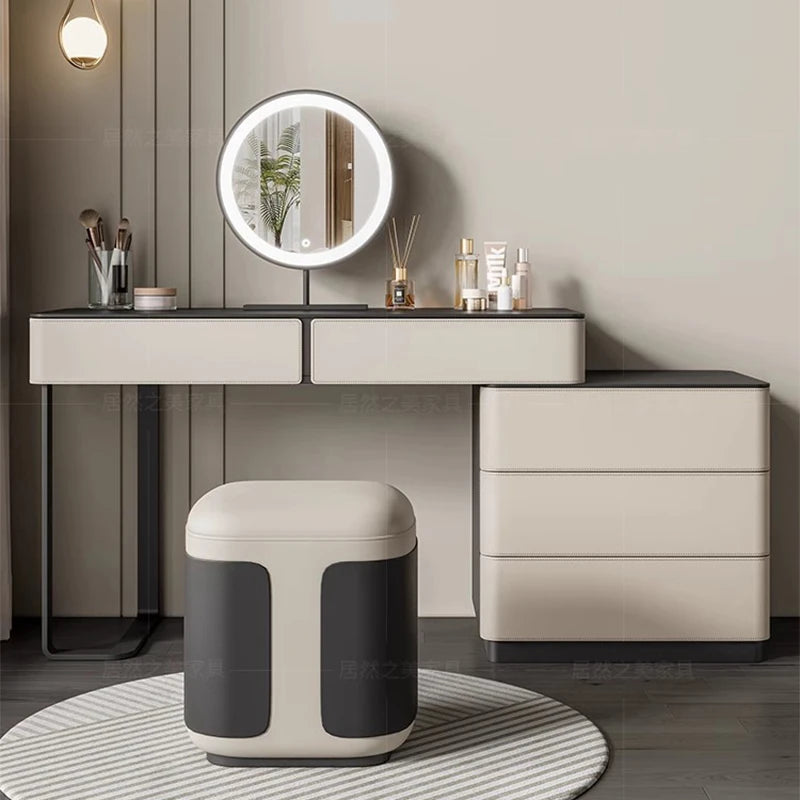 Accessories Dressing Table Mirror White Cosmetic Luxury Dressing Table Console Cabinets Comodas Con Cajones Furniture Bedroom