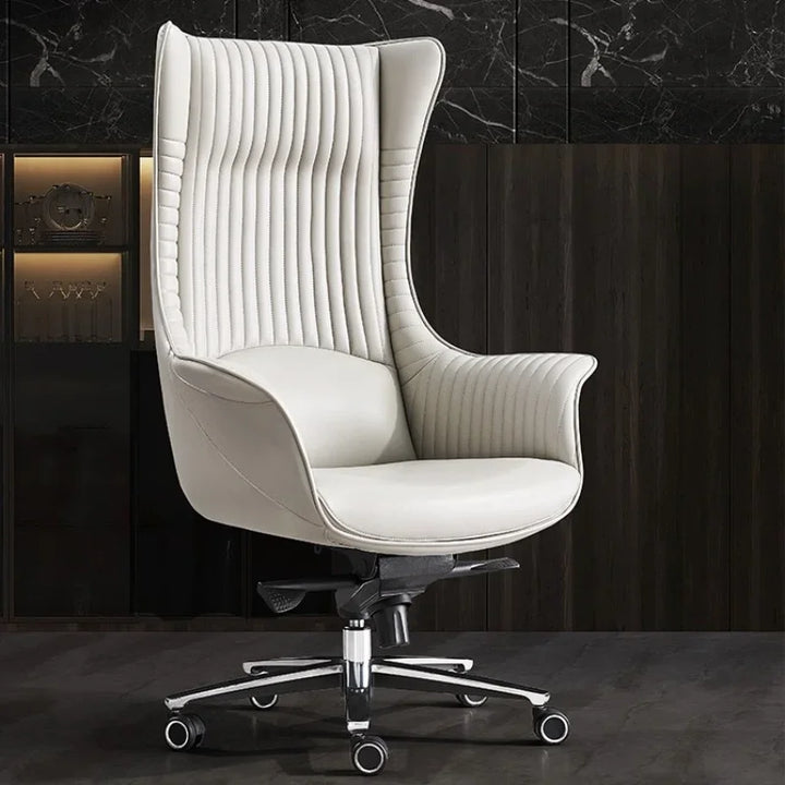 Swivel Boss Office Chair Computer Leather Conference Reclining Office Chair Ergonomic Comfy Sillon Oficina Furniture SR50OC