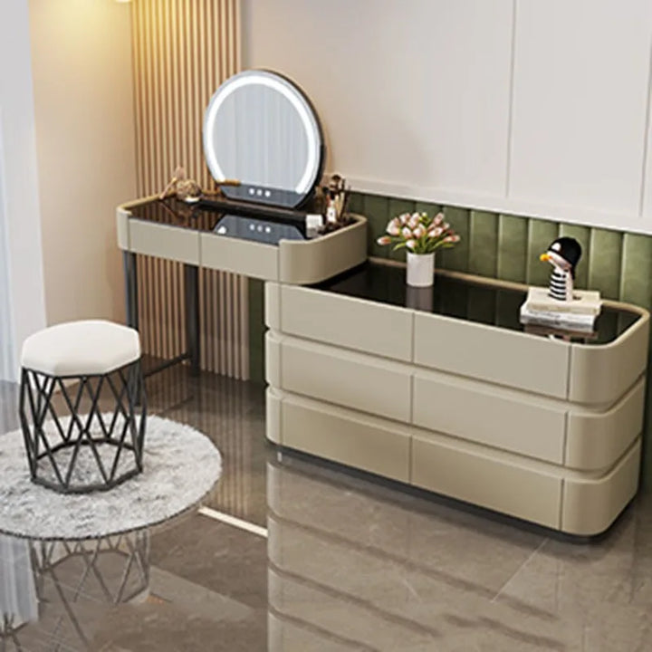 Study Vanity Hotel Dressers Cosmetic Luxury Beauty Standing Living Room Modern Dressers Nordic Schminktisch Toilet Furniture HDH