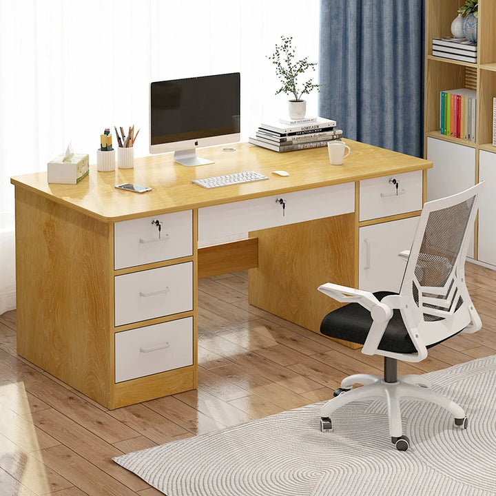 Organization Standing Office Desk Computer European Corner Study Office Desk Reception Writing Mesa Escritorio Office Furniture