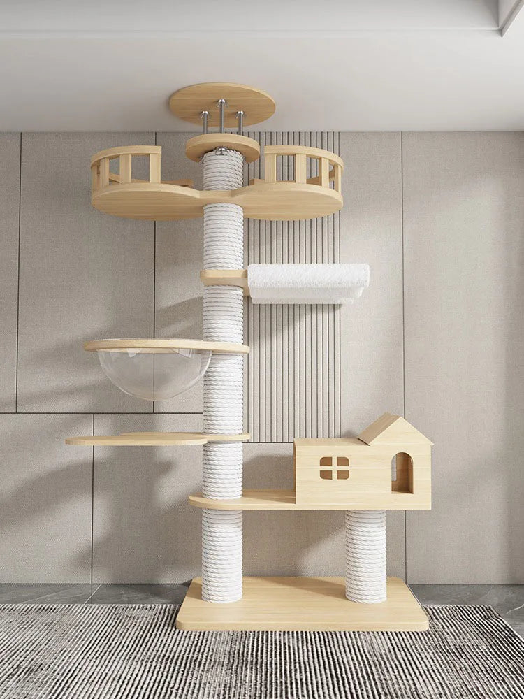 Cat Climbing Frame Nest Tree Games Park, Big Cat Tree House, Activity Center, Tree Tower, Cats Pet Products