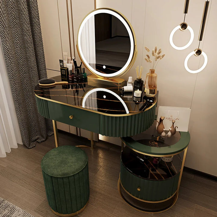 Drawer Chair Toilet Dressing Table Shelf Container Dressing Table Makeup Vanity Living Room Penteadeira De Maquiagem Bedroom Set