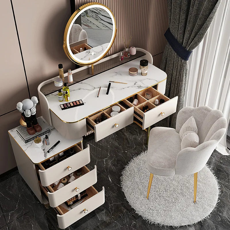 Multifunctional Storage Cabinet Bedroom Dressing Table Dressers Dressers For Bedroom Girl Vanity Table Bedroom Furniture HY