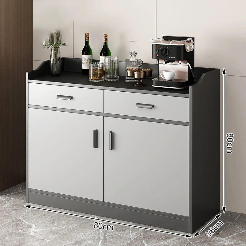 Minimalist Storage Cabinet Grey Handles Simple Living Room Cabinets Multipurpose Aesthetic Szafki Do Salonu Nordic Furniture