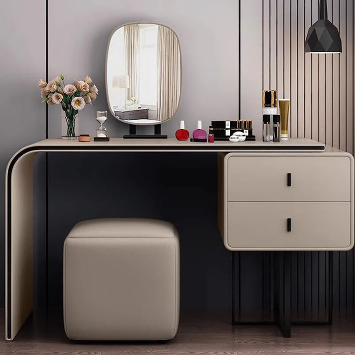 Luxury Nordic Dressing Table Modern European Home Makeup Dressing Table Girls Bedroom Classic Coiffeuse De Chambre Furniture