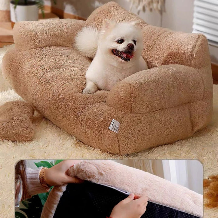 Cat Bed Super Pets Nest Super Soft Sofa for Dog & Cat Washable Winter Warm Dogs Kennel Home Sleeping Beds Mat Cats Big Cushion