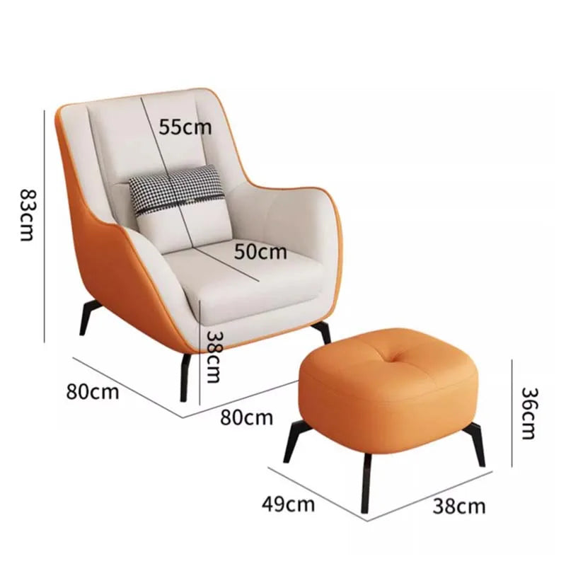 Design Back Support Chairs Bedroom Office Room Accent Floor Chair Lazy Modern Single Articulos Para El Hogar Home Decoraction