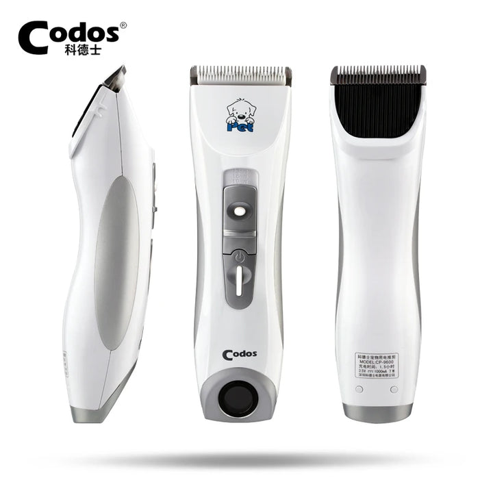 Codos CP9600 Professional Pet Dog Hair Trimmer LCD Display Electrical Animals Grooming Clipper Rechargeable Cat Haircut Machine