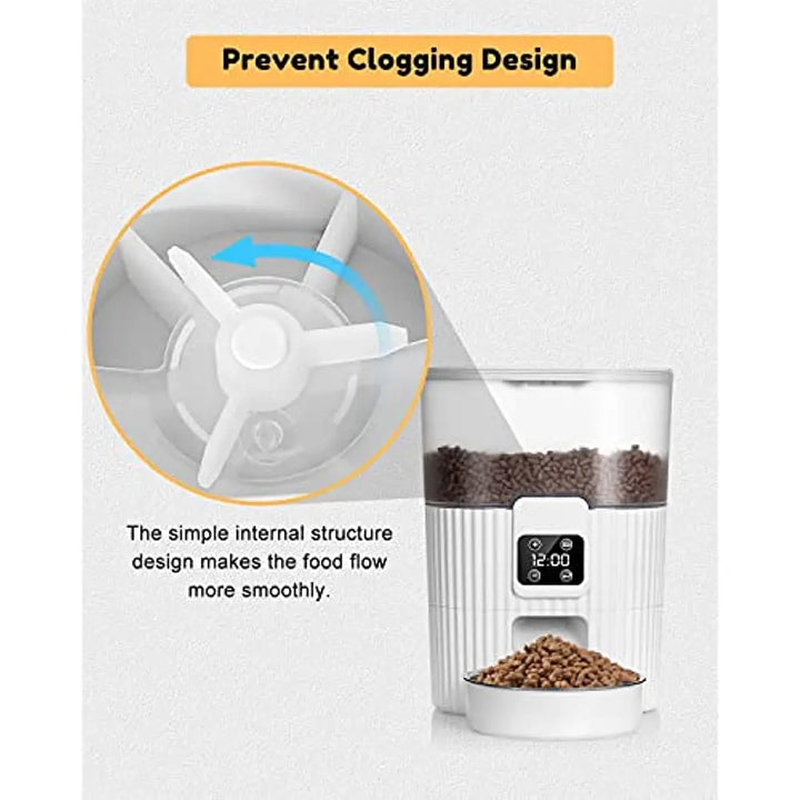 3.5L Automatic Pet Feeder Smart Food Dispenser For Cats Dogs Timer Stainless Steel Bowl Auto Dog Cat Pet Feeding Pet Supplies