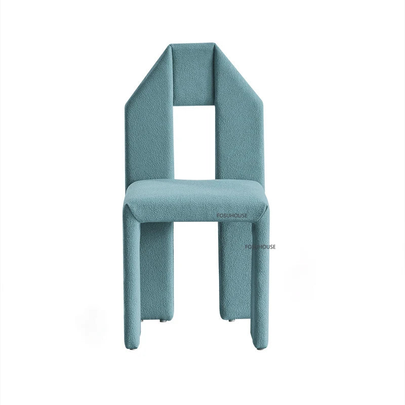 Nordic Creative Designer Dining Chair for Kitchen Furniture Household Velvet Dinging Chairs Personality Hotel Dining Room Chair