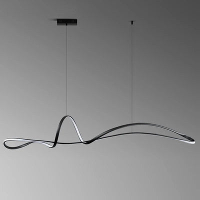 Nordic LED Pendant Lamp Chandeliers for Living Dining Room Home Indoor Decor Ceiling Lamp Hanging Lighting Fixtures Black 150cm