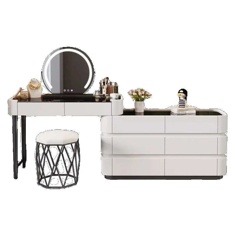 Study Vanity Hotel Dressers Cosmetic Luxury Beauty Standing Living Room Modern Dressers Nordic Schminktisch Toilet Furniture HDH