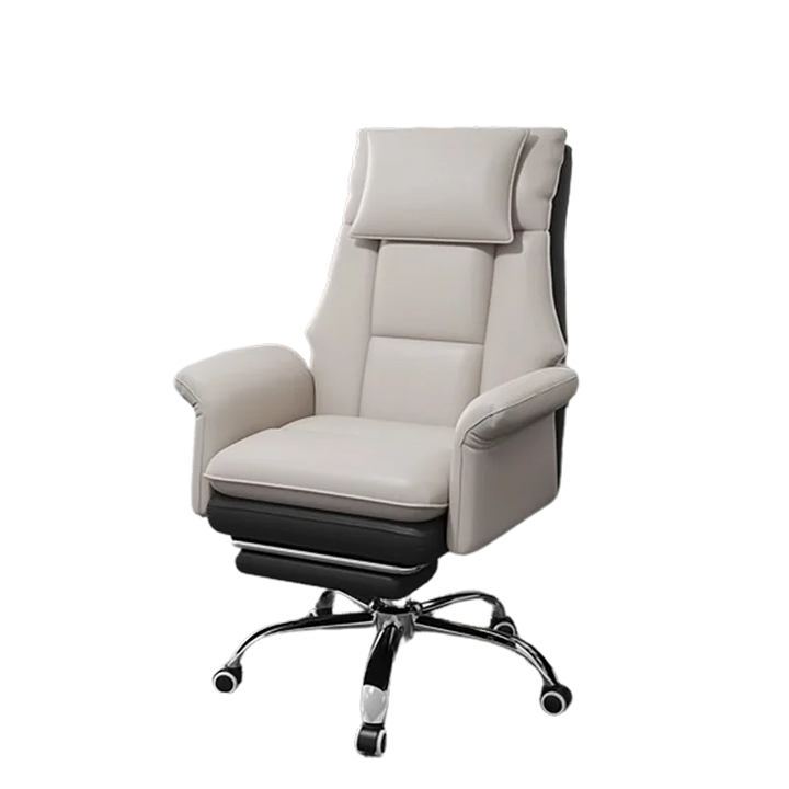 White Luxury Office Chair Mobile Footrest Premium ﻿aesthetic Gaming Chair Minimalist High Back Cadeira De Escritorios Furniture