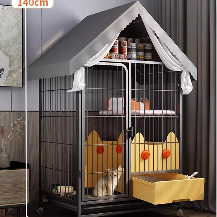 Large Bed House Cat Tower Playground Modern Shelf Stairs Cat Tree Wall Climbing Set Frame Arbre A Chat Pet Furniture LJ50CS