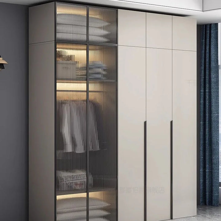 Open Closets Wardrobes Bedroom Storage Organizer Clothes Cabinets Dressers Drawers Guarda Roupa Portatil Minimalism Furniture