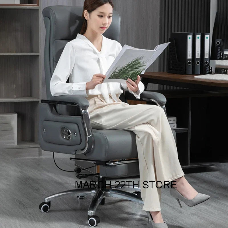 Boss Relaxing Office Chair Library Massage Conference Seat Floor Armchairs Swivel School Cadeira Presidente Office Furniture