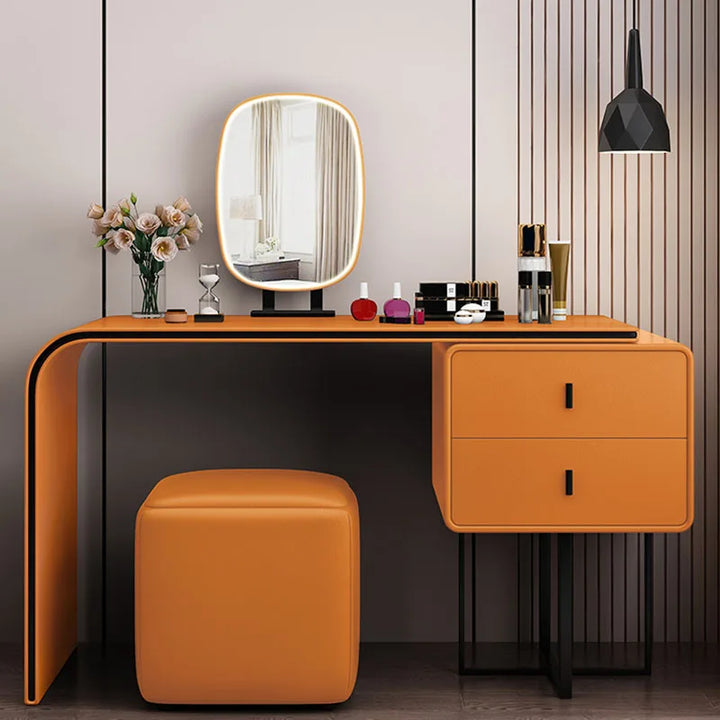 Luxury Nordic Dressing Table Modern European Home Makeup Dressing Table Girls Bedroom Classic Coiffeuse De Chambre Furniture