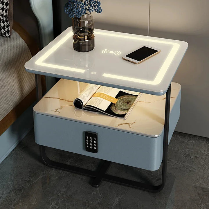 Unique Smart Bedside Table Drawers Storage Unique Luxury Nightstands Bedroom Modern Armarios De Dormitorio Home Furniture