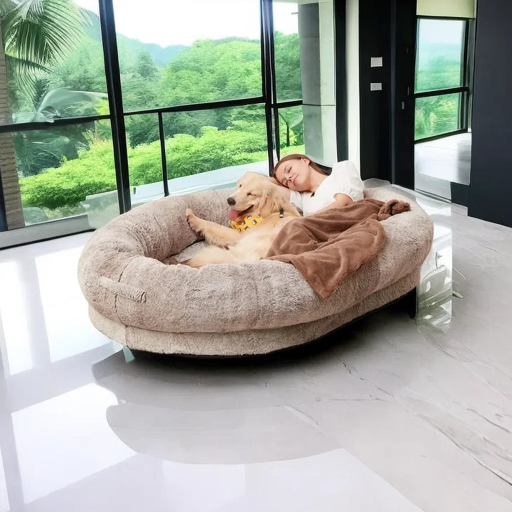 New Human Dog Bed Extra Large Removable and Washable Pet Products Pocket Design Beanbag Sofa Premium Plush Giant Cat and Dog Mat