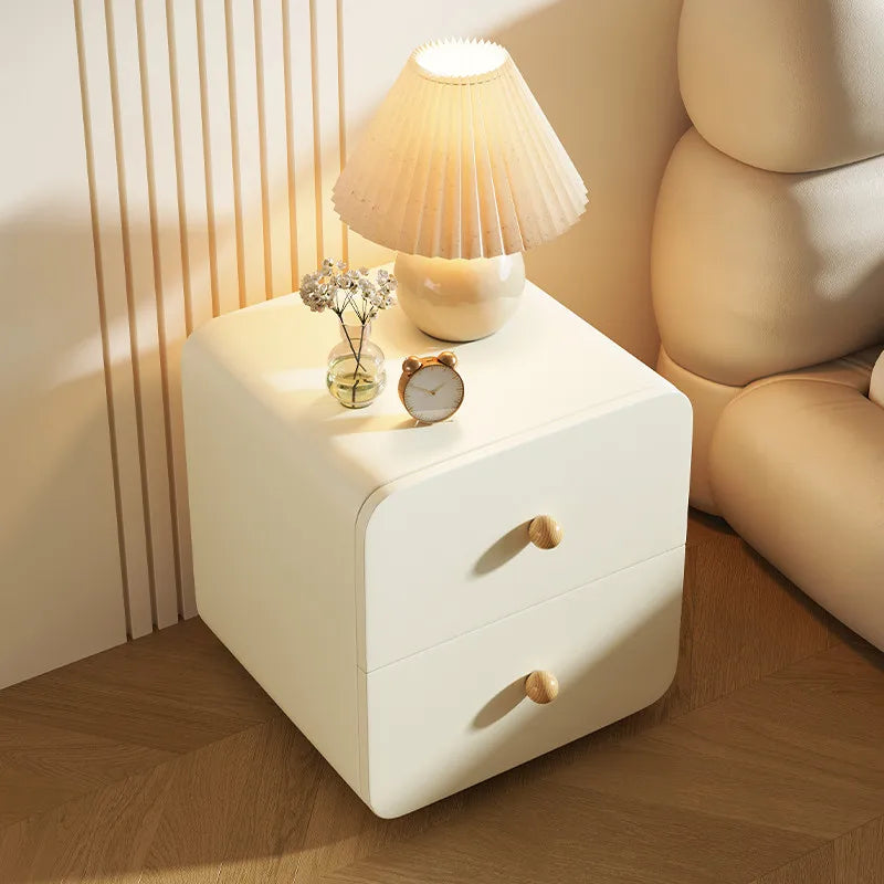 Cabinet Storage Bedside Tables Comfortable Nordic Style Bedside Tables Mid-century Interior Mesa Cabeceira Storage Furniture