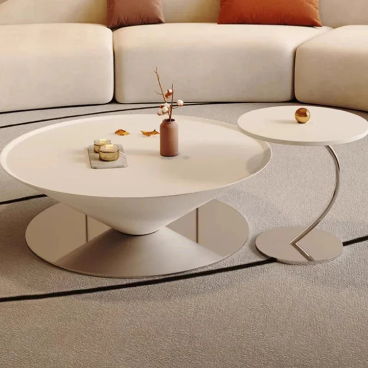 Design Modern Small Coffee Table Round Aesthetic Low Luxury Nordic Coffee Table Balcony Minimalist Mesa Auxiliar Salon Home