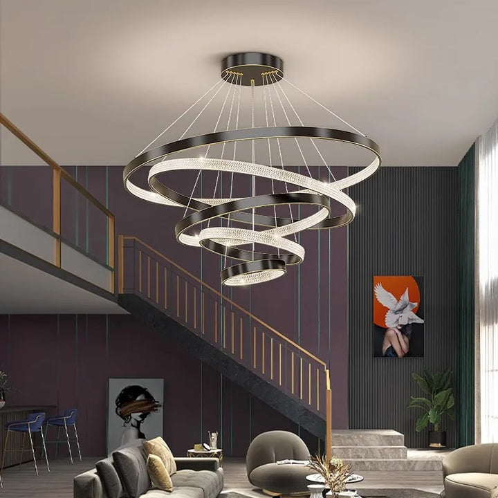 Nordic home decoration, stair chandelier, living room and dining room Pendant lights, ceiling light, indoor lighting