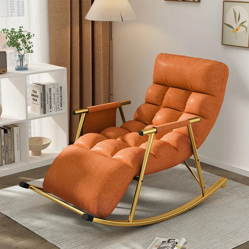 Armrest Office Queen Living Room Chairs Nordic Party Recliner Rocking Chairs Bedroom Comfy Woonkamer Stoelen Home Furniture