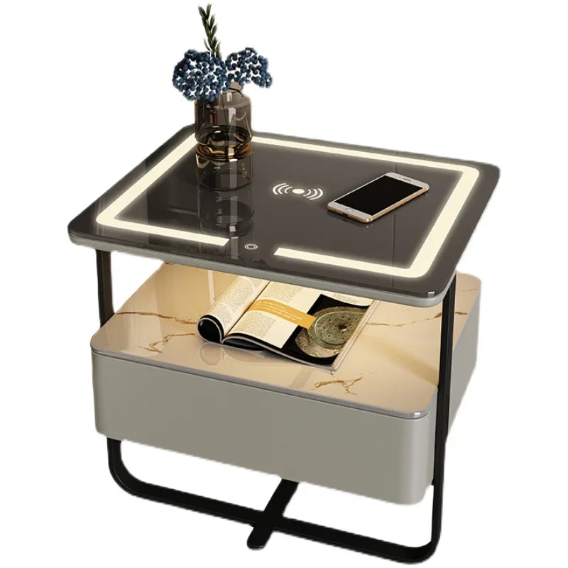 Unique Smart Bedside Table Drawers Storage Unique Luxury Nightstands Bedroom Modern Armarios De Dormitorio Home Furniture