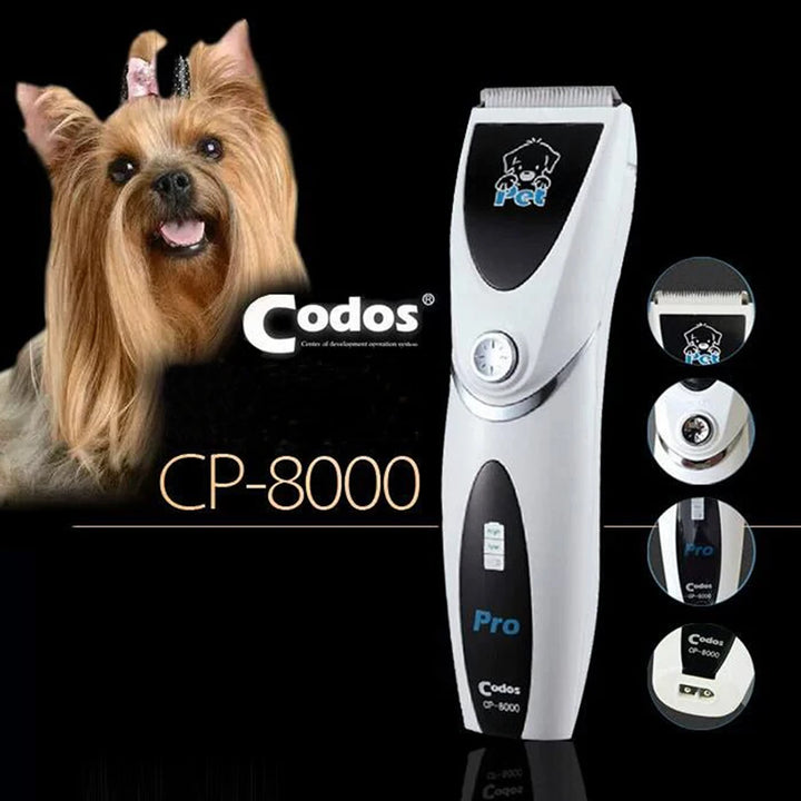 Codos CP8000 Pet Dog Hair Trimmers Electrical Professional Pet Clippers Grooming Tool Rechargeable Cat Dog Shavers