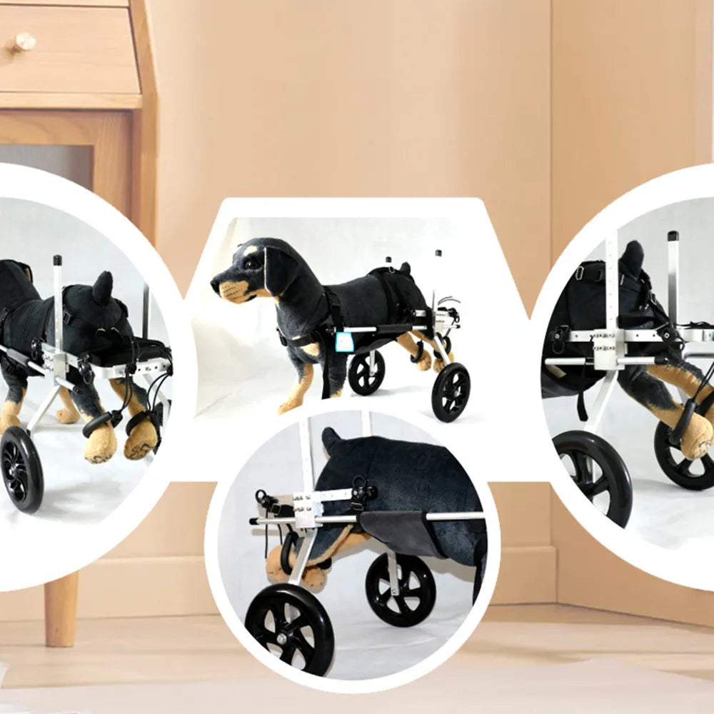 Medium Large Dog Wheelchair Rear Limb Rehabilitation Training Aralysis Disabled Auxiliary Rear Leg Bracket Dog Scooter