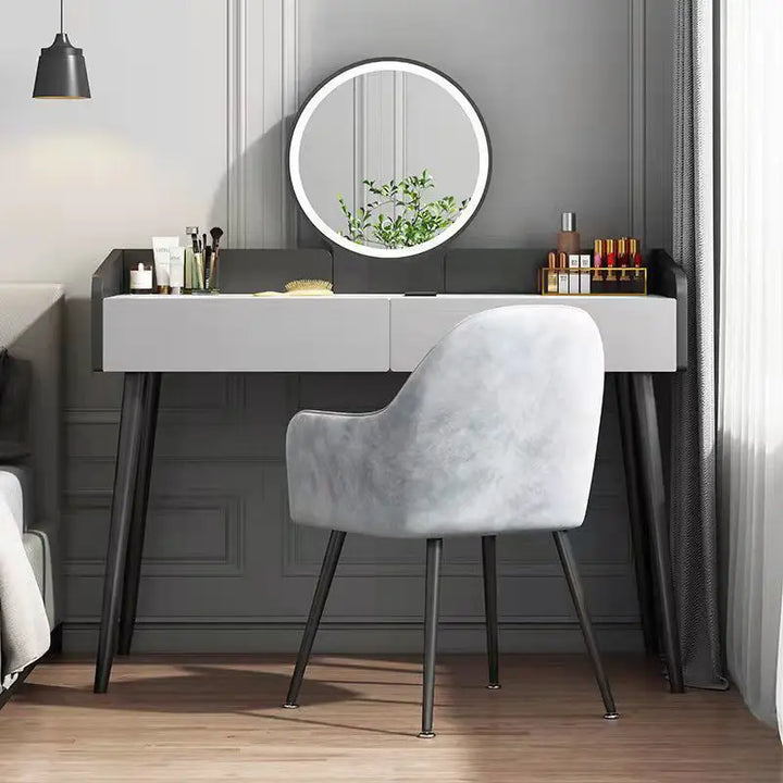 Light Luxury Dressing Table Modern Minimalist Italian 2022 New Ins Style Apartment Dressing Table Bedrooms Furniture WRXYH