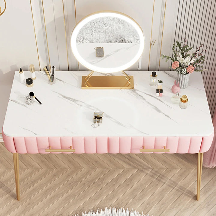 Vanity Women's Dressing Table Makeup Mini Brief Dressing Table Nordic Style Interior Coiffeuse De Chambre Maquillage Furniture