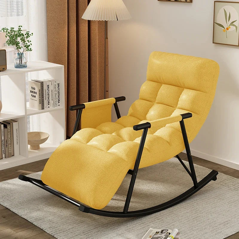 Armrest Office Queen Living Room Chairs Nordic Party Recliner Rocking Chairs Bedroom Comfy Woonkamer Stoelen Home Furniture