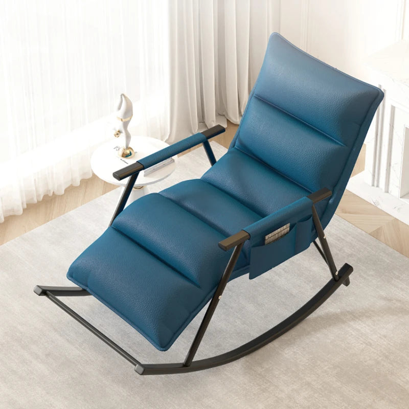 Nordic Rocking Chair Lounge Mobile Lazy Sofa Relax Metal Office Luxury Chair Bedroom Sillones Para Sala De Estar Home Furniture