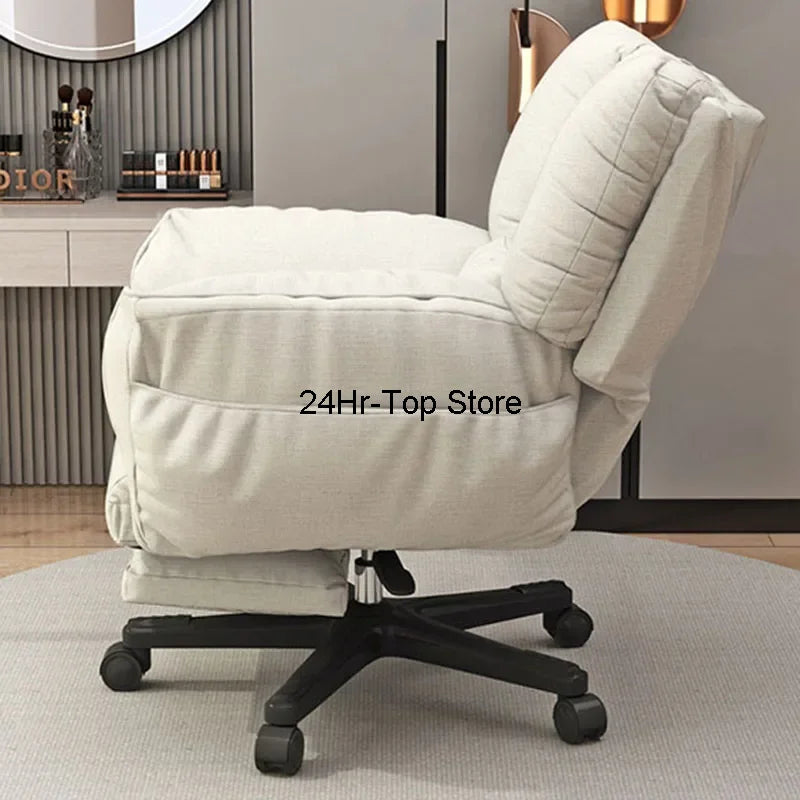 Comfortable Armrest Office Chair Back Support Recline White Gaming Chair Study Massage Cadeiras De Gamer Furniture Decoration