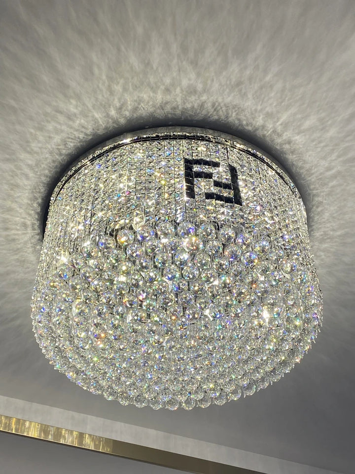 Brand New Product Round Artistic Starry Shinning Ceiling Light Lamp Lustre Chandelier Lighting Living Room